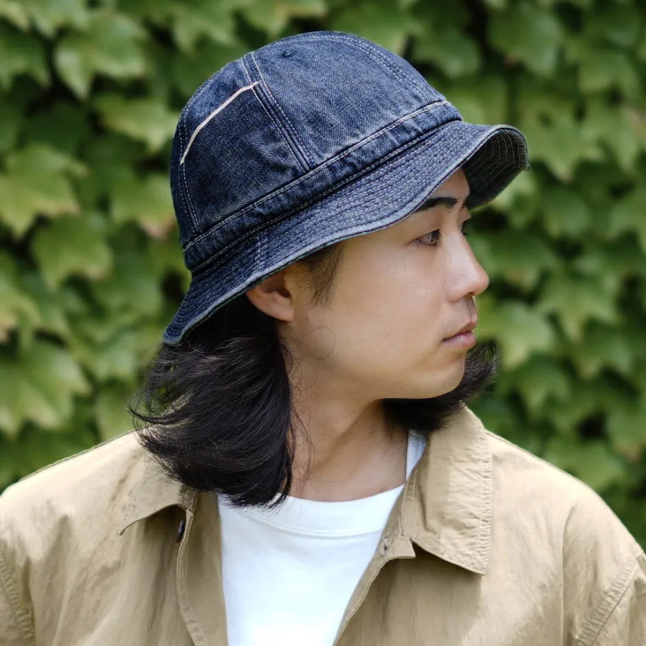 Hats^HIGHER / Selvage Denim Panel 6 Hat - Used finish used-wash