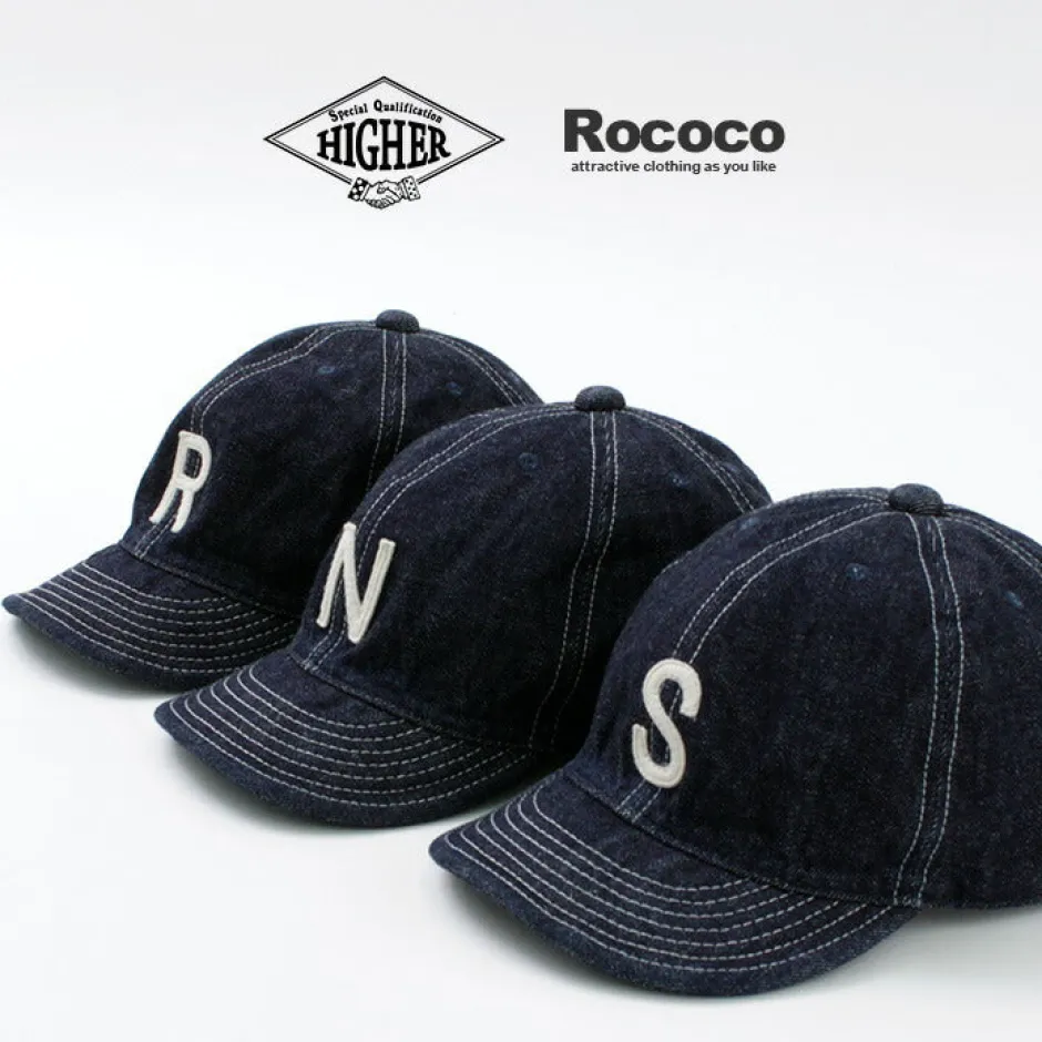 Hats^HIGHER / SELVEDGE DENIM CAP ONE WASH