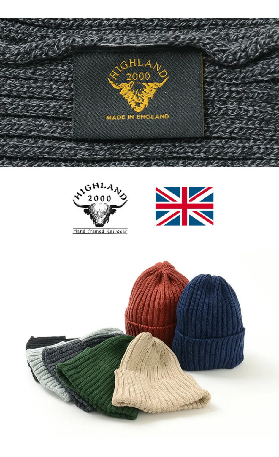 Hats^HIGHLAND 2000 / Cotton Knitsted Cap
