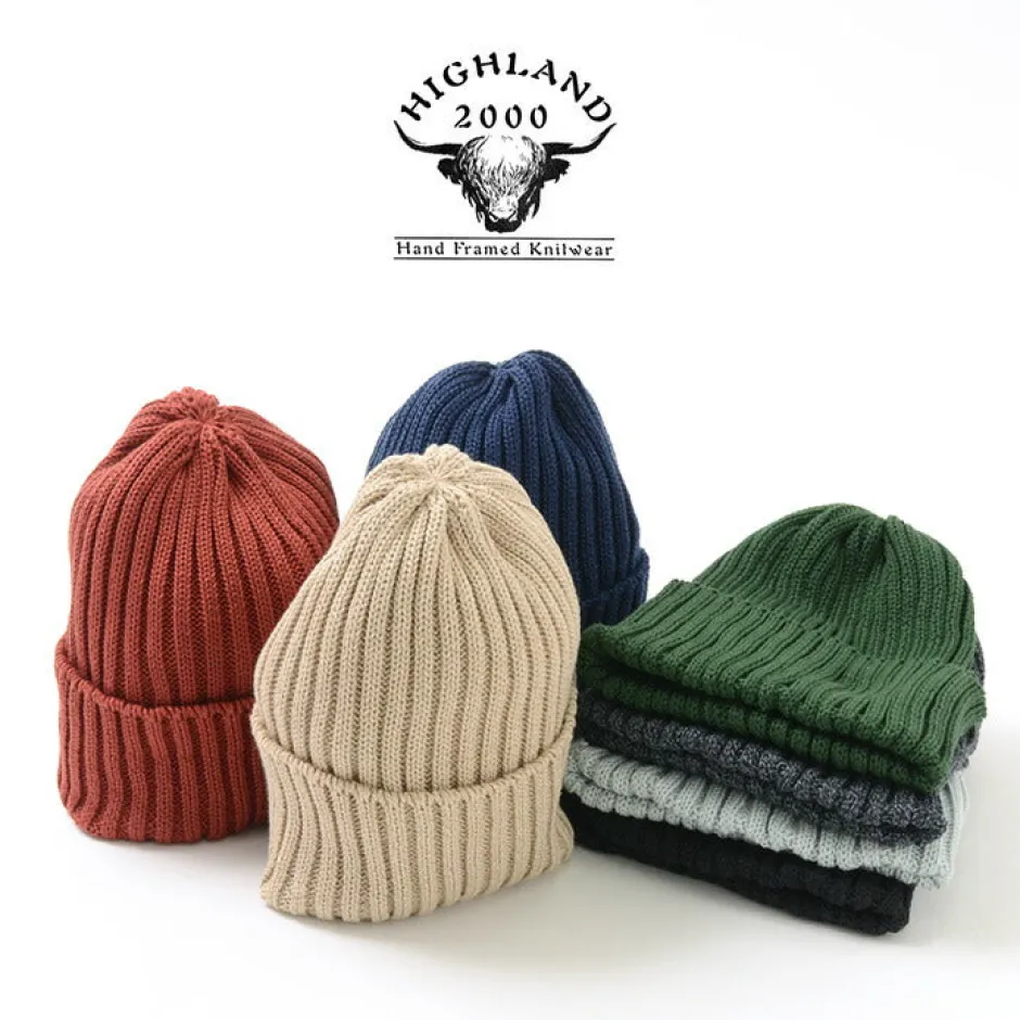 Hats^HIGHLAND 2000 / Cotton Knitsted Cap