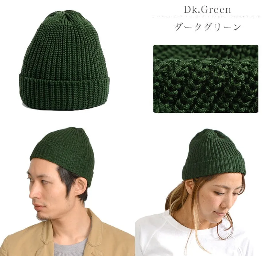 Hats^HIGHLAND 2000 / Short cotton knitted cap