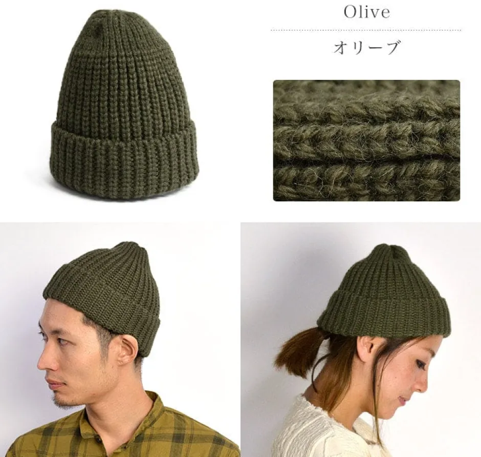 Hats^HIGHLAND 2000 / Short Merino Alpaca Knits Cap