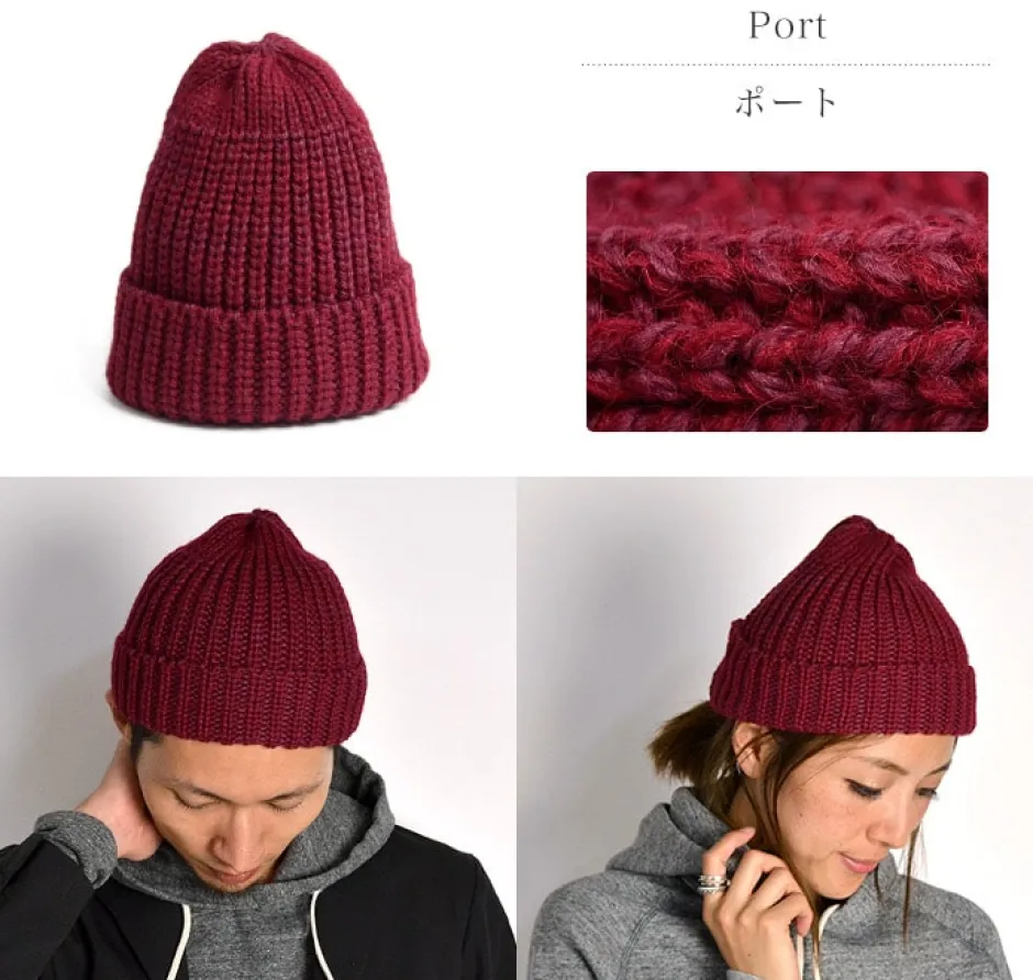 Hats^HIGHLAND 2000 / Short Merino Alpaca Knits Cap