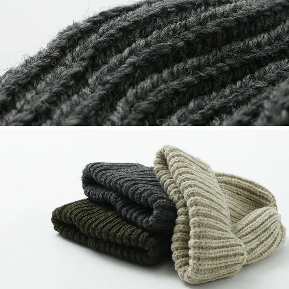 Hats^HIGHLAND 2000 / Very Short Merino Wool Knit Cap