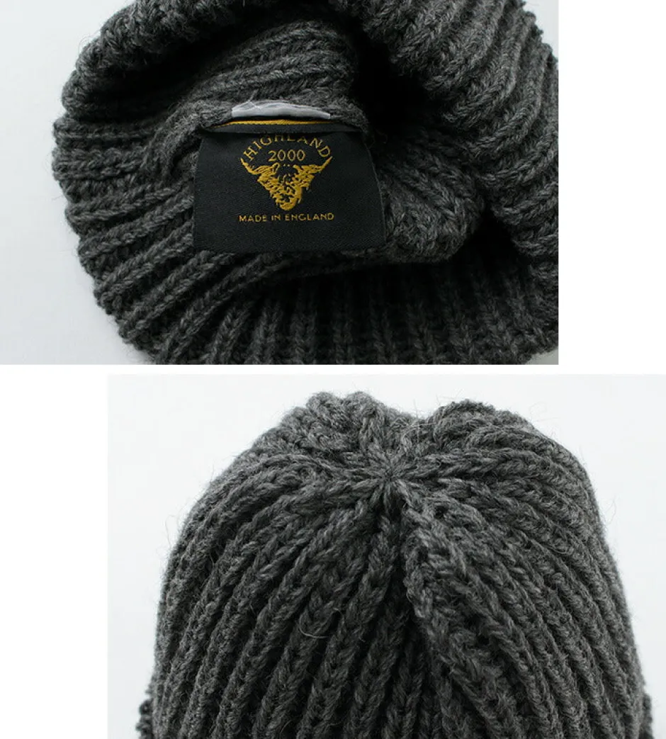 Hats^HIGHLAND 2000 / Very Short Merino Wool Knit Cap