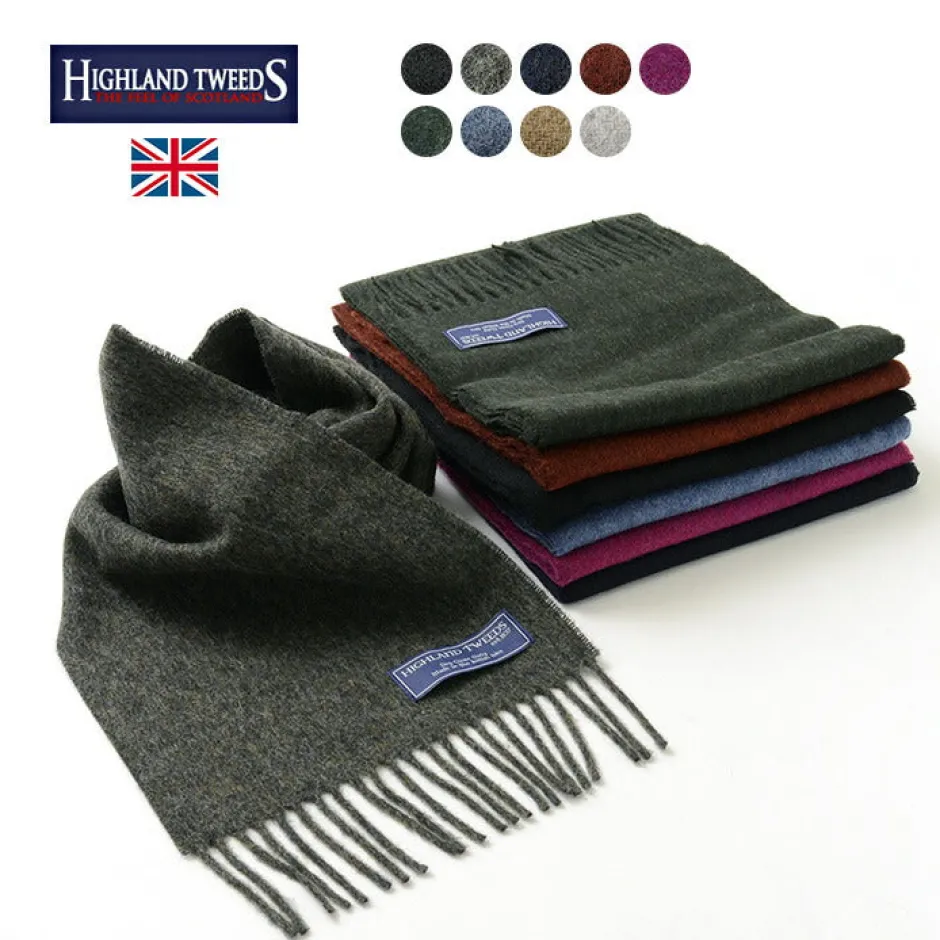 Scarfs^HIGHLAND TWEEDS / Lamb Wool Scarf
