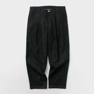 Jeans^ILL ONE EIGHTY / Denim 2-tuck pants black