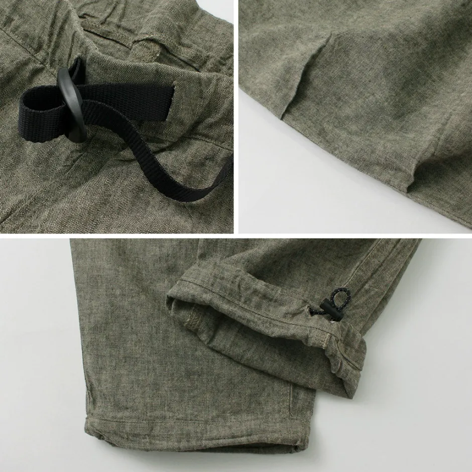 Trousers^ILL ONE EIGHTY / Heather Linen Pants greige