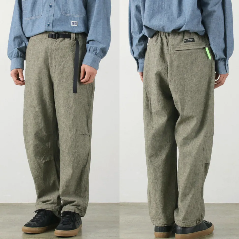 Trousers^ILL ONE EIGHTY / Heather Linen Pants greige
