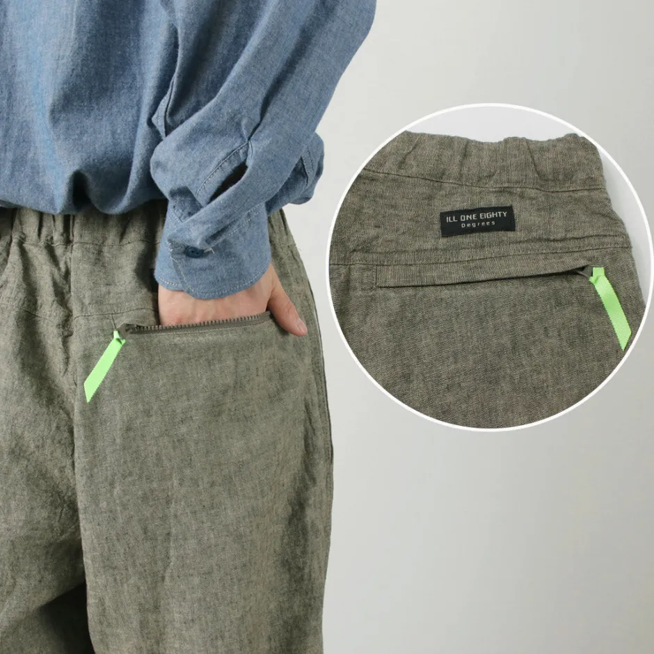 Trousers^ILL ONE EIGHTY / Heather Linen Pants greige