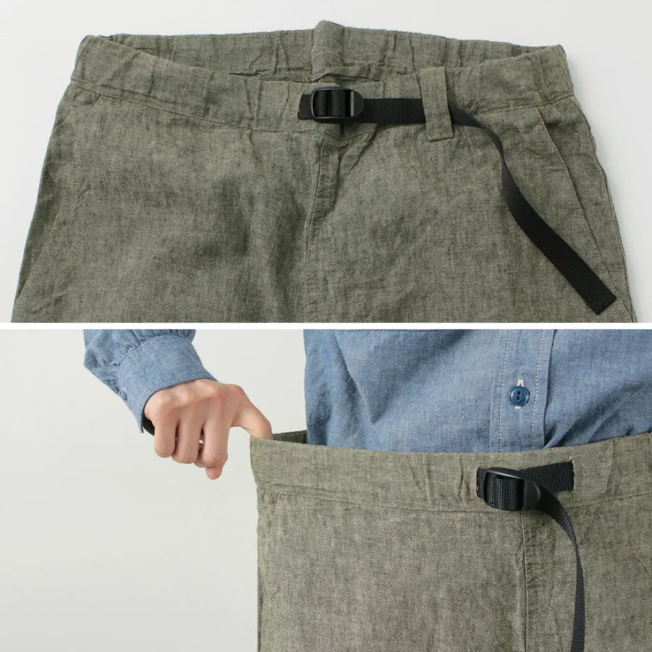 Trousers^ILL ONE EIGHTY / Heather Linen Pants greige