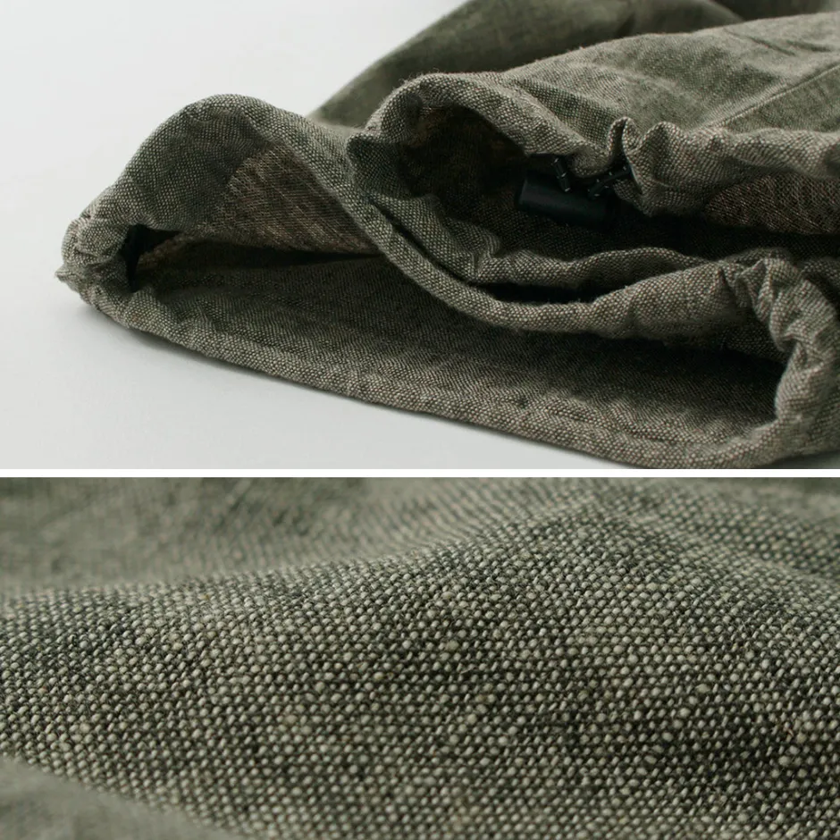 Trousers^ILL ONE EIGHTY / Heather Linen Pants greige