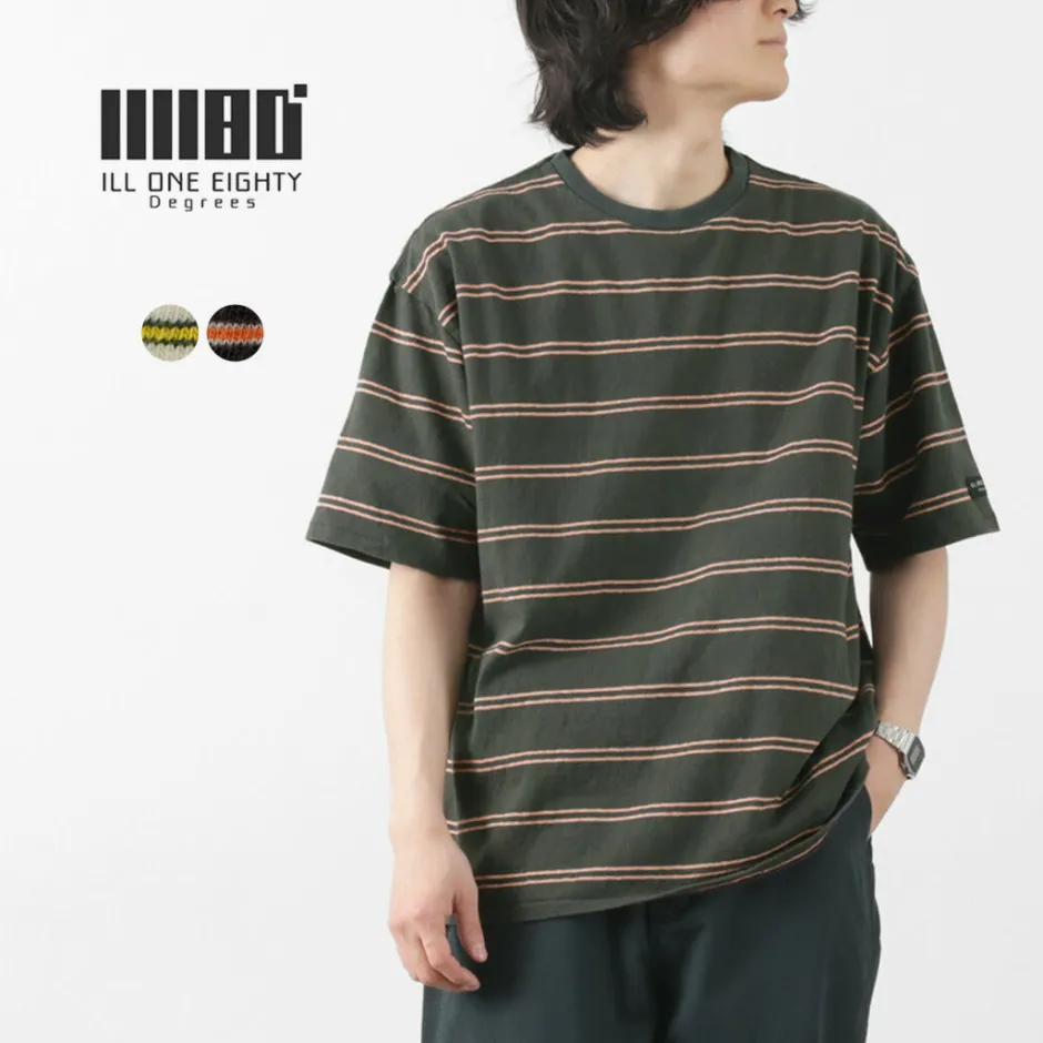 T-Shirts^ILL ONE EIGHTY / Retro stripe T-shirt