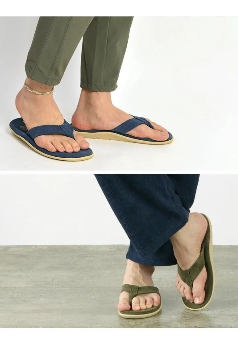 Sandals^ISLAND SLIPPER / Leather sandal