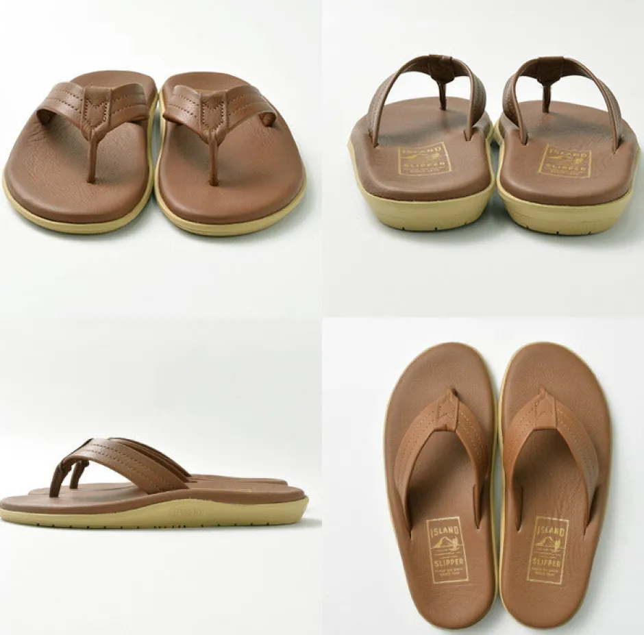Sandals^ISLAND SLIPPER / Leather sandal