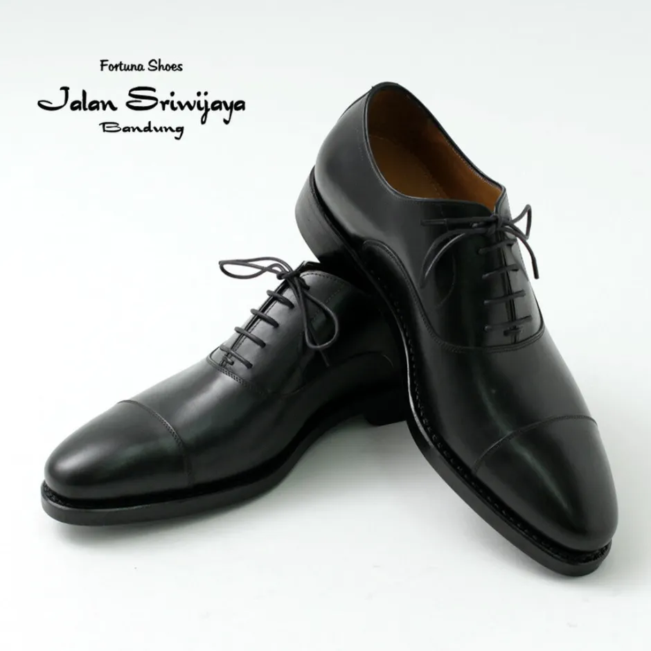 Leather Shoes & Boots^JALAN SRIWIJAYA / Bandung Bandung Straight tip Leather shoes black