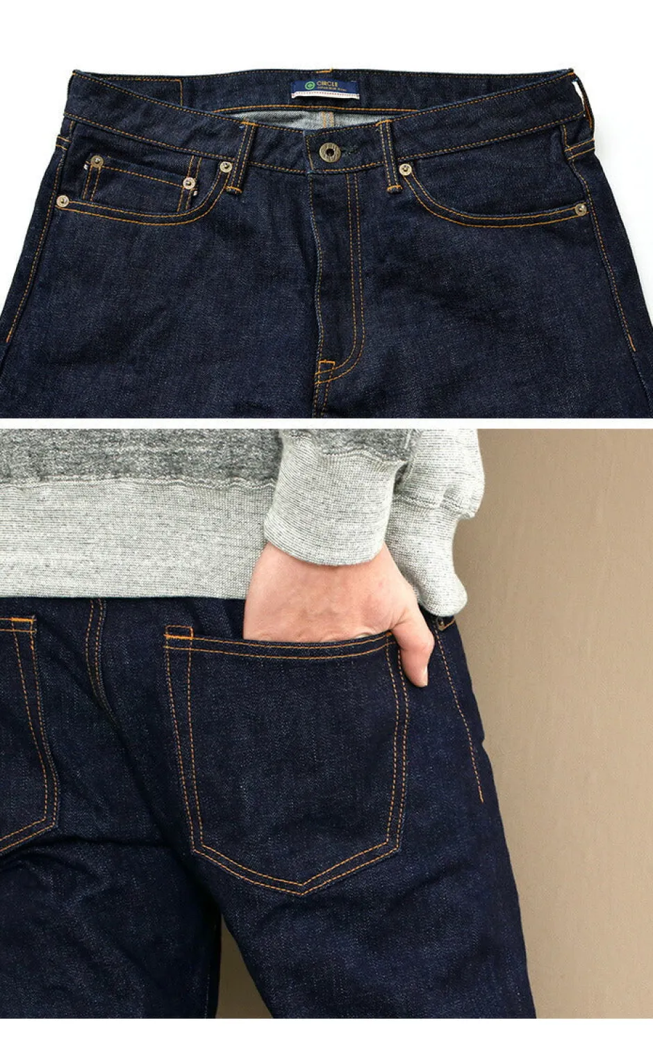 Jeans^JAPAN BLUE JEANS / J201 CIRCLE 14.8oz TAPERED indigo