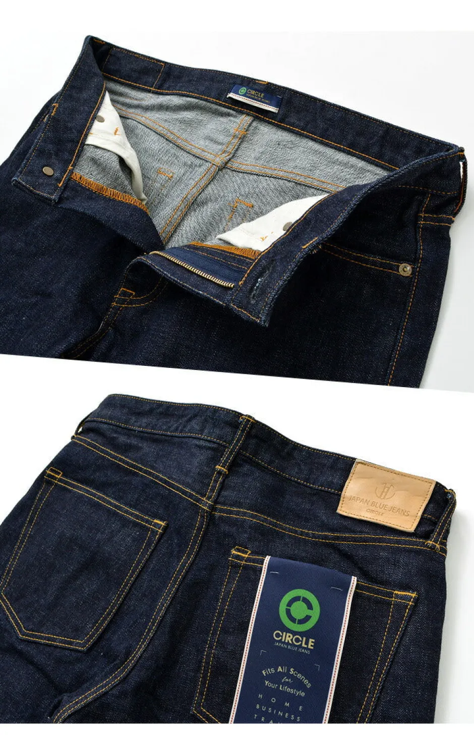 Jeans^JAPAN BLUE JEANS / J201 CIRCLE 14.8oz TAPERED indigo