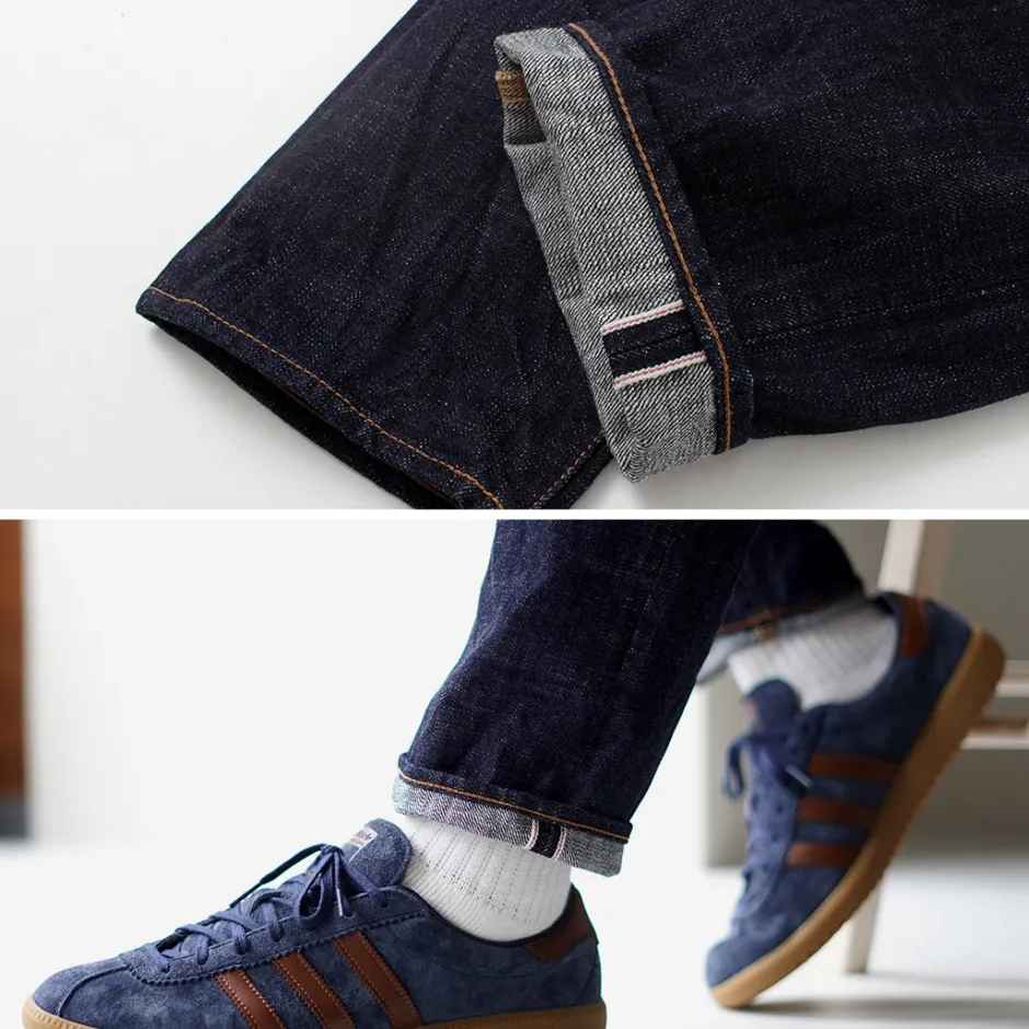 Jeans^JAPAN BLUE JEANS / 16oz Monster Denim Semi-Wide Tapered 5P dark-indigo
