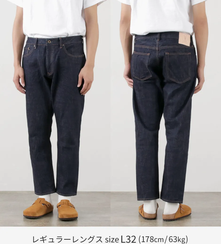 Jeans^JAPAN BLUE JEANS / 16oz Monster Denim Semi-Wide Tapered 5P dark-indigo