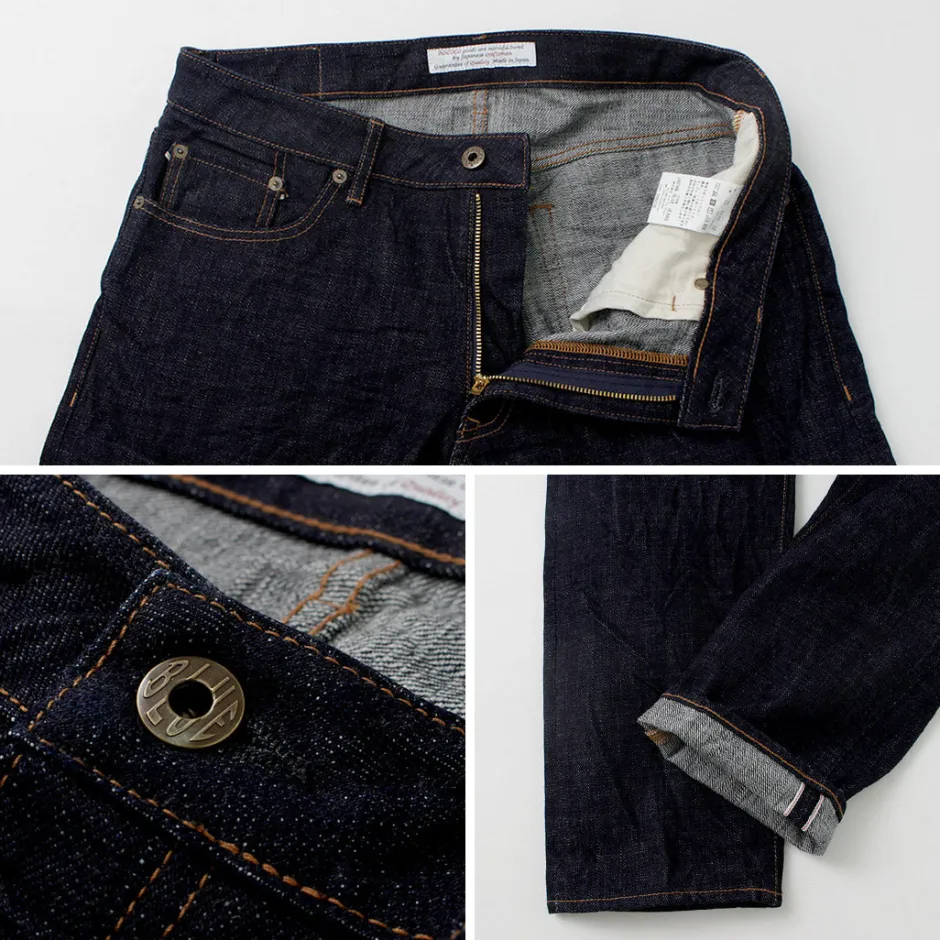 Jeans^JAPAN BLUE JEANS / 16oz Monster Denim Semi-Wide Tapered 5P dark-indigo