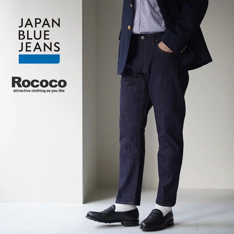 Jeans^JAPAN BLUE JEANS / 16oz Monster Denim Semi-Wide Tapered 5P dark-indigo