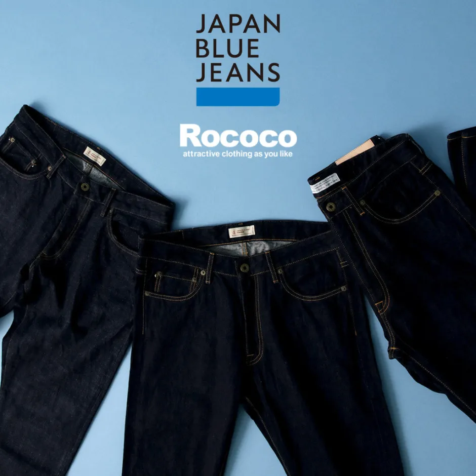 Jeans^JAPAN BLUE JEANS / 16oz Monster Denim Semi-Wide Tapered 5P dark-indigo