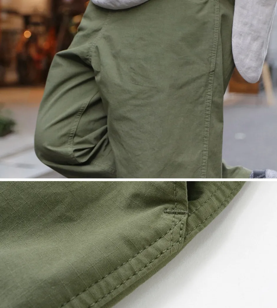 Work Pants & Chinos^JAPAN BLUE JEANS / Ripstop garment dye relaxed trousers