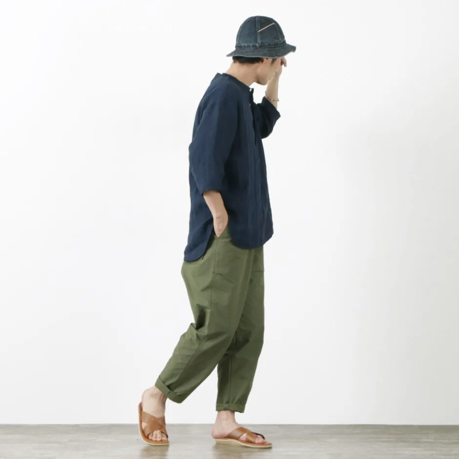 Work Pants & Chinos^JAPAN BLUE JEANS / Ripstop garment dye relaxed trousers