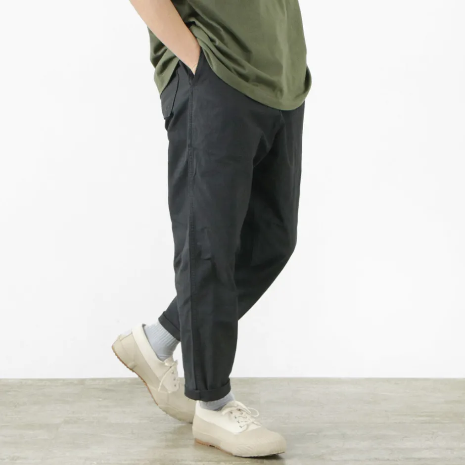 Work Pants & Chinos^JAPAN BLUE JEANS / Ripstop garment dye relaxed trousers