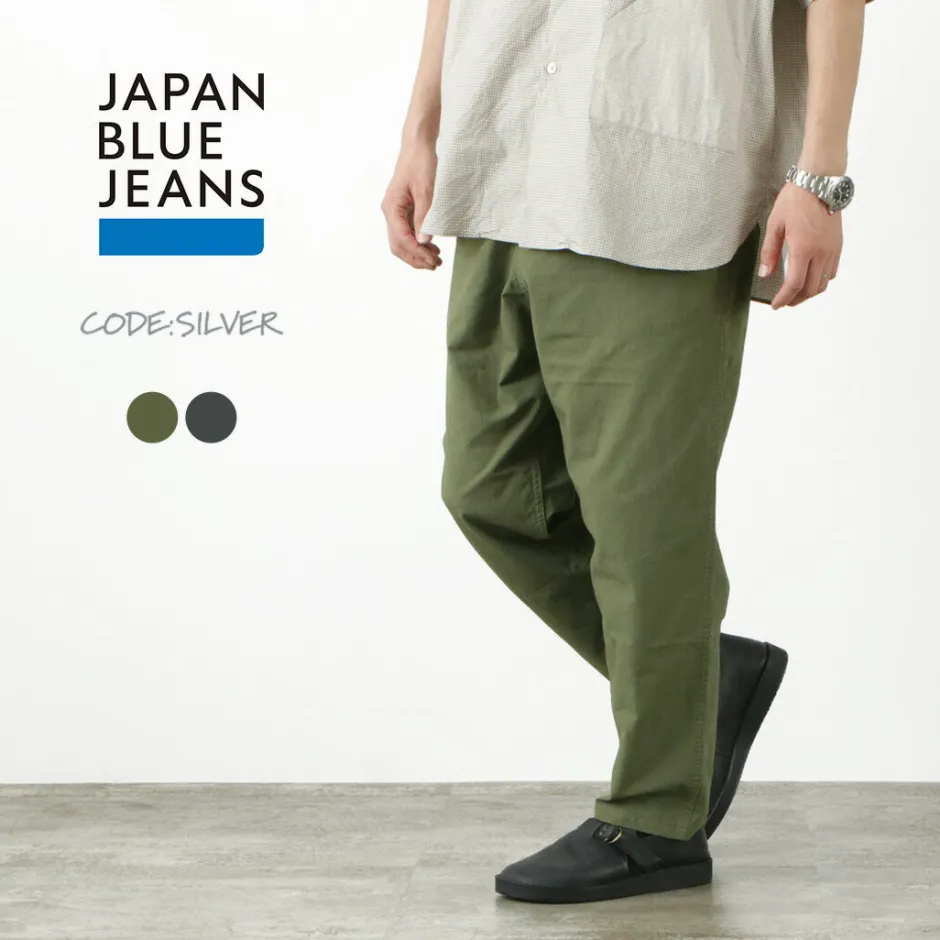 Work Pants & Chinos^JAPAN BLUE JEANS / Ripstop garment dye relaxed trousers
