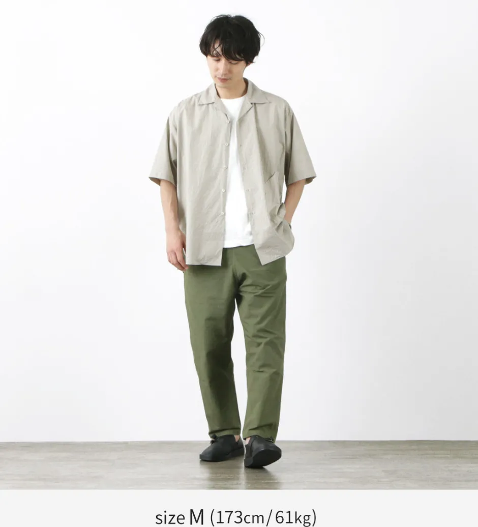 Work Pants & Chinos^JAPAN BLUE JEANS / Ripstop garment dye relaxed trousers