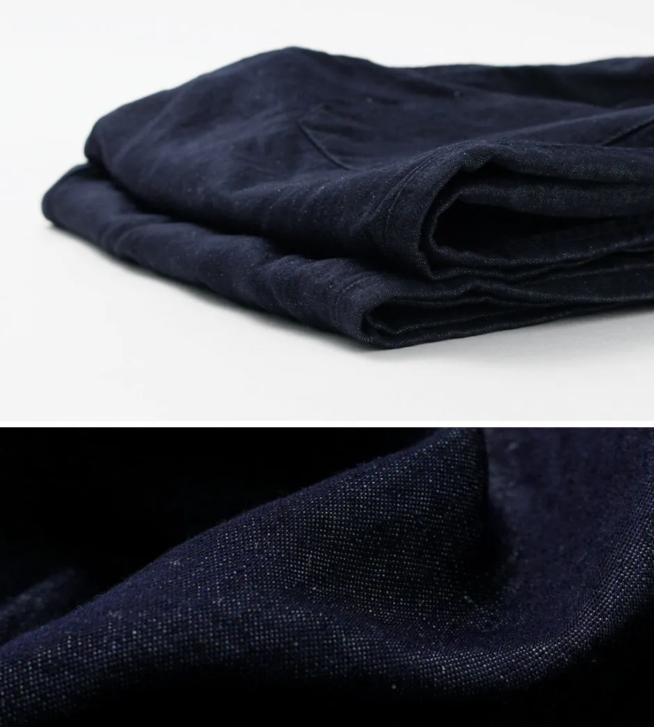 Jeans^JAPAN BLUE JEANS / RJB7570 Cotton Linen Denim Knicker Trousers indigo