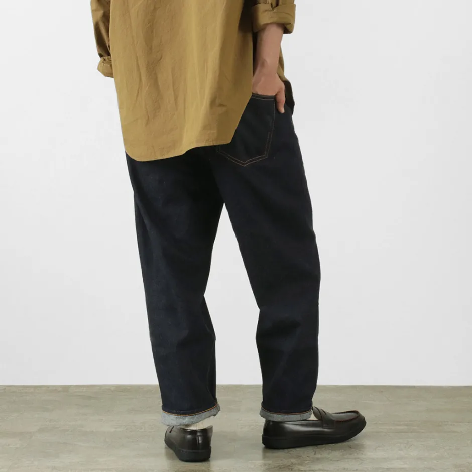 Jeans^JAPAN BLUE JEANS / RJB6171 12oz selvedge wide tapered trousers indigo