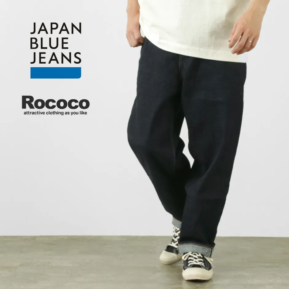 Jeans^JAPAN BLUE JEANS / RJB6171 12oz selvedge wide tapered trousers indigo