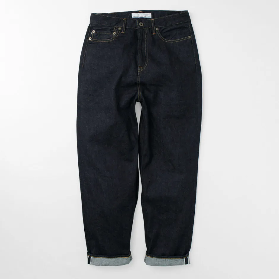 Jeans^JAPAN BLUE JEANS / RJB6171 12oz selvedge wide tapered trousers indigo