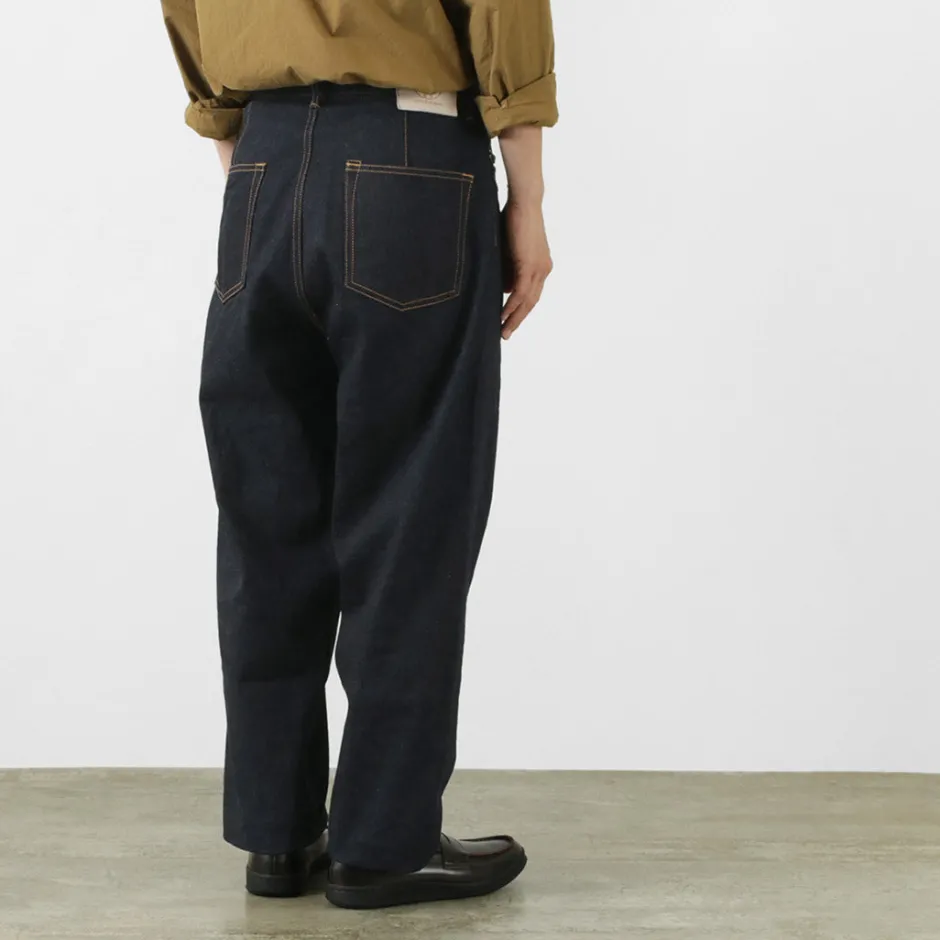 Jeans^JAPAN BLUE JEANS / RJB6171 12oz selvedge wide tapered trousers indigo