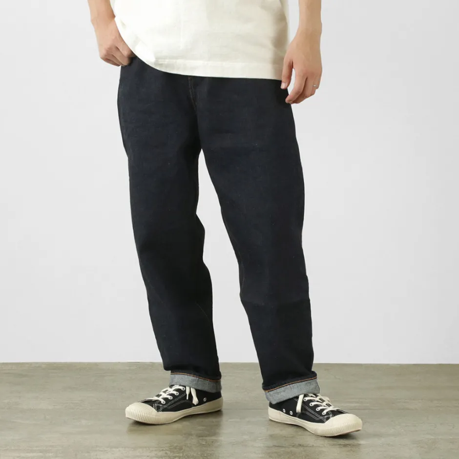 Jeans^JAPAN BLUE JEANS / RJB6171 12oz selvedge wide tapered trousers indigo
