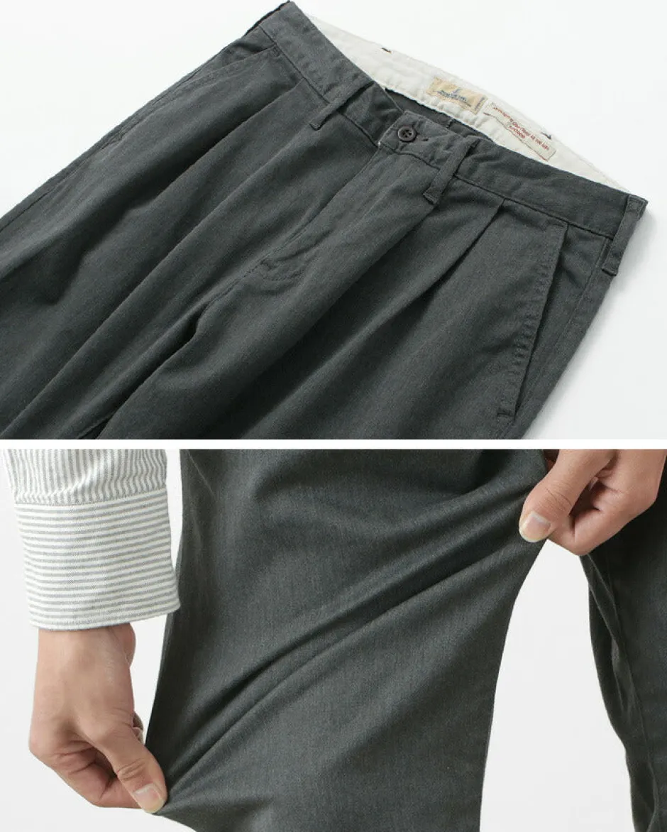 Work Pants & Chinos^JAPAN BLUE JEANS / RJB4660 2-tuck office trousers