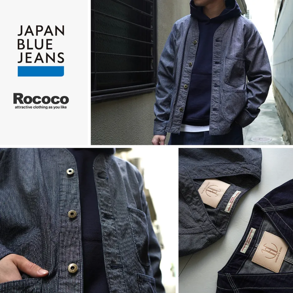 Jackets^JAPAN BLUE JEANS / RJB4124Hickory engineer jacket navy