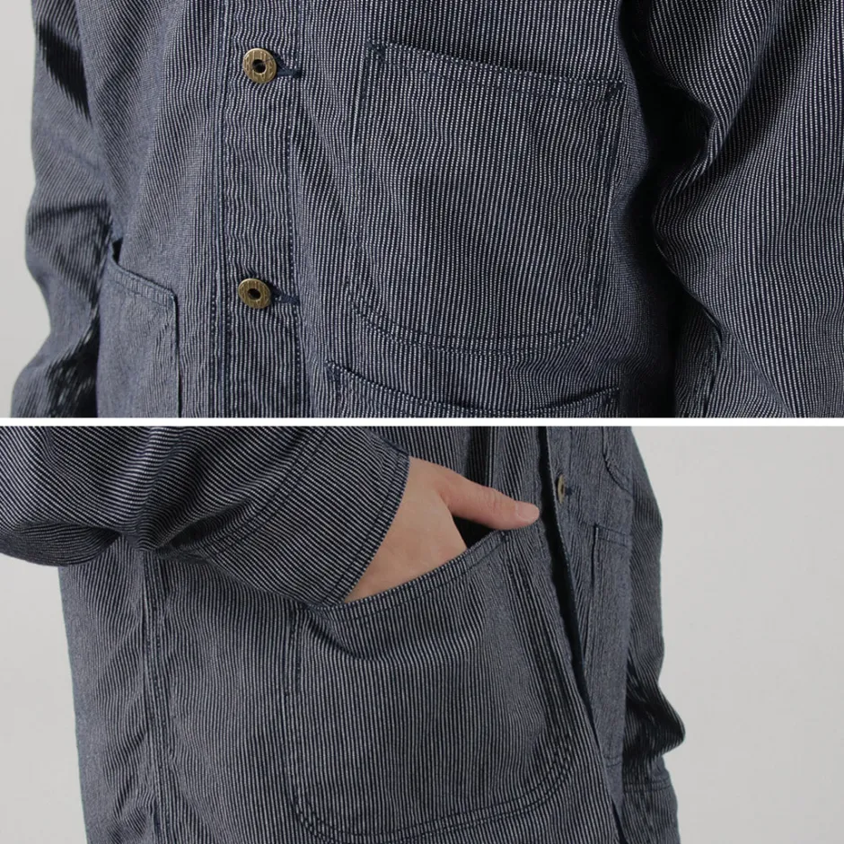 Jackets^JAPAN BLUE JEANS / RJB4124Hickory engineer jacket navy