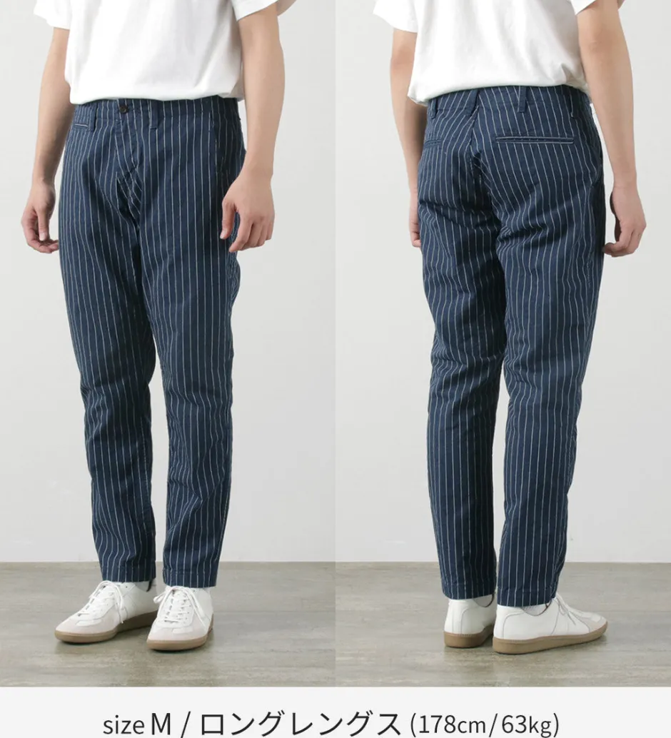 Work Pants & Chinos^JAPAN BLUE JEANS / RJB1620Wide tapered chino stripe navy