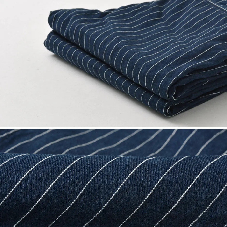 Work Pants & Chinos^JAPAN BLUE JEANS / RJB1620Wide tapered chino stripe navy