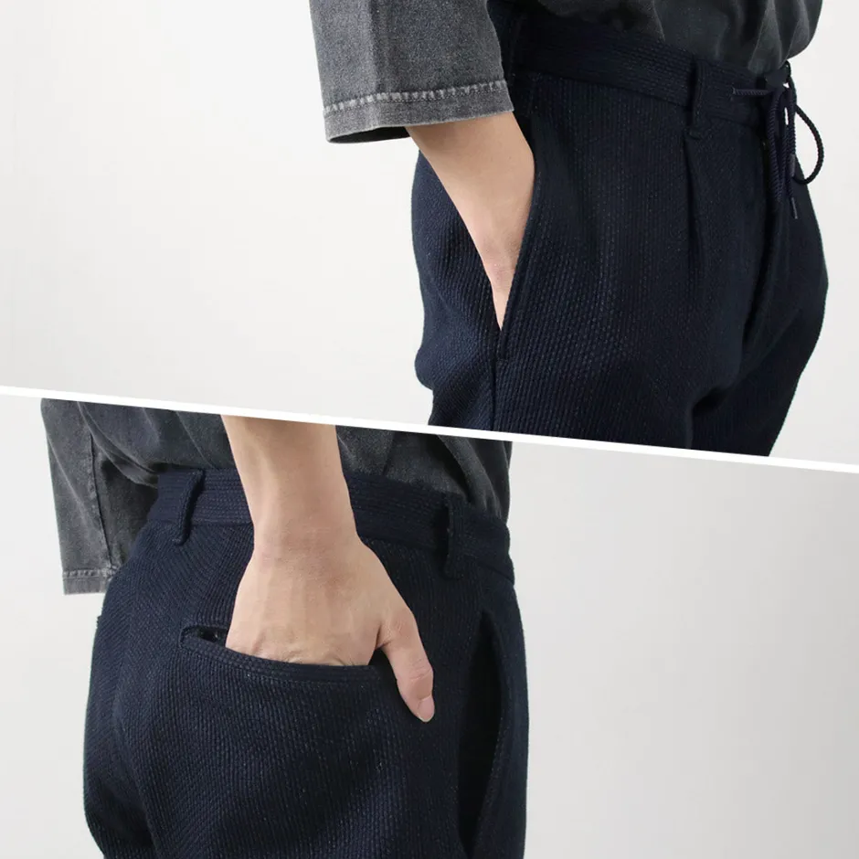 Trousers^JAPAN BLUE JEANS / Sashiko Easy Tapered Pants Indigo
