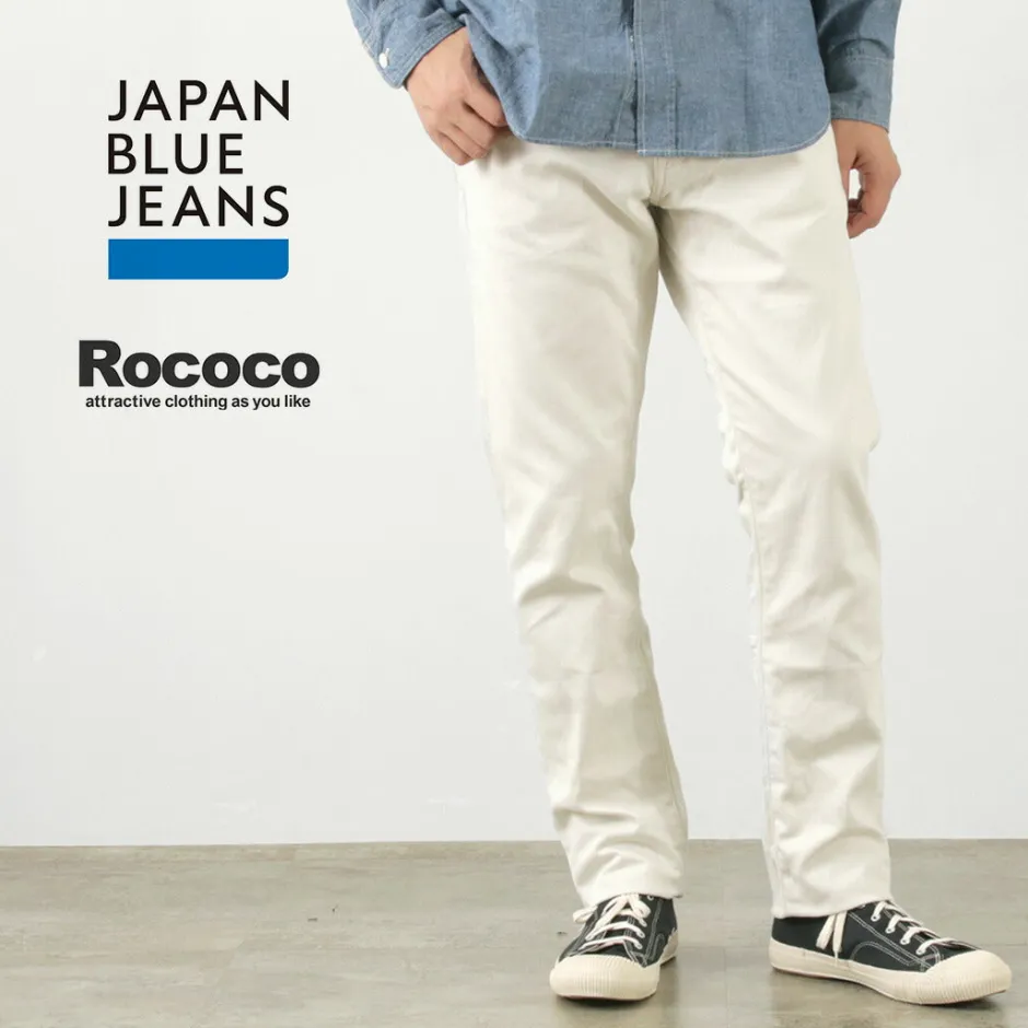 Work Pants & Chinos^JAPAN BLUE JEANS / Straight pique pants ecru