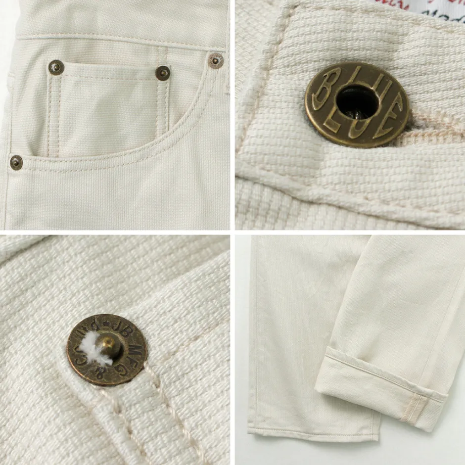 Work Pants & Chinos^JAPAN BLUE JEANS / Straight pique pants ecru