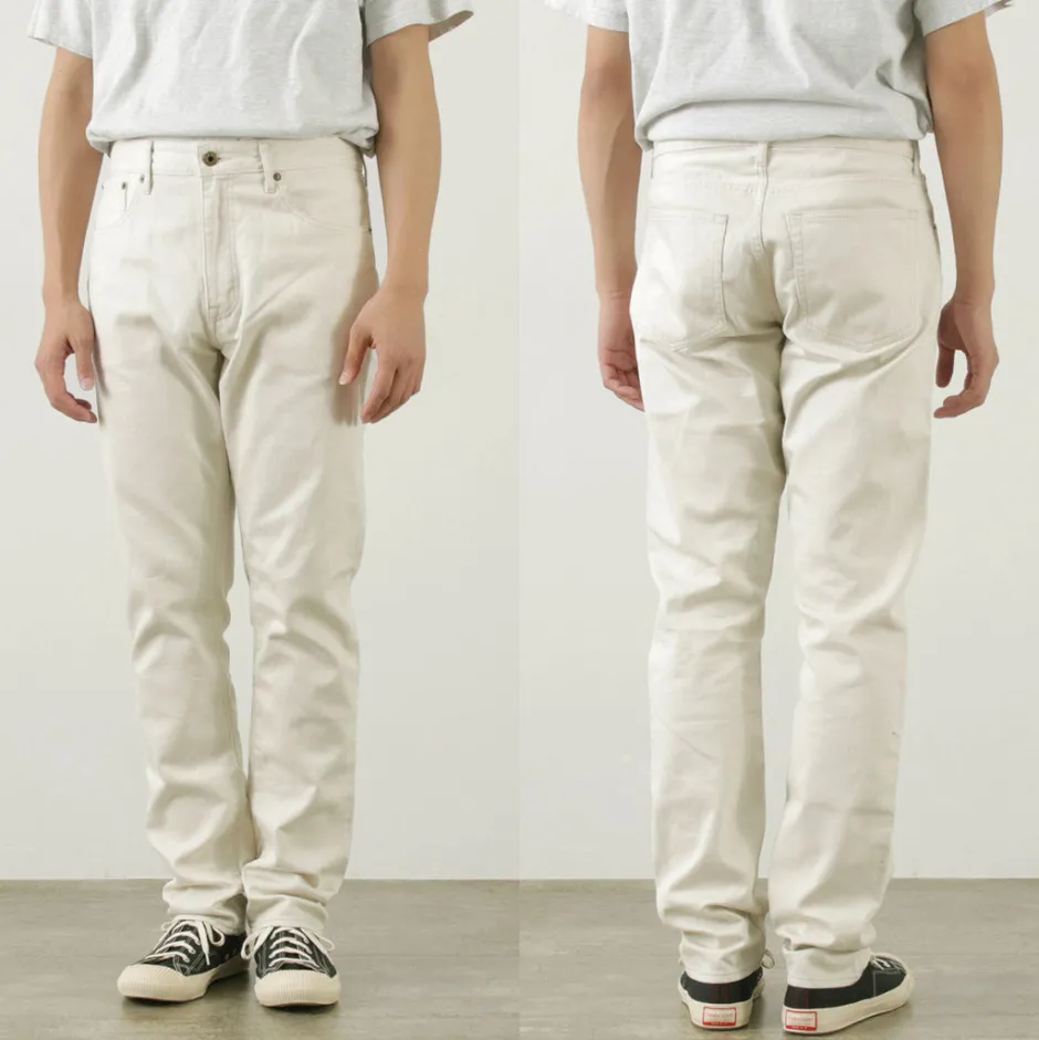 Work Pants & Chinos^JAPAN BLUE JEANS / Straight pique pants ecru