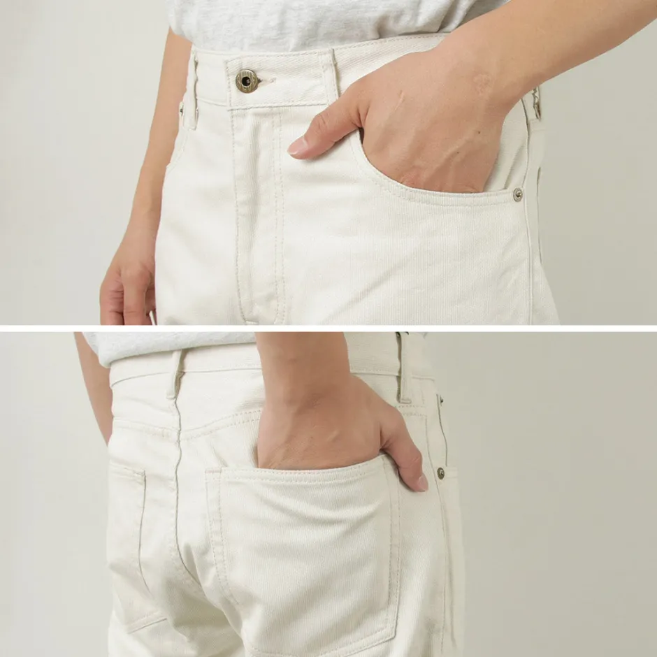 Work Pants & Chinos^JAPAN BLUE JEANS / Straight pique pants ecru