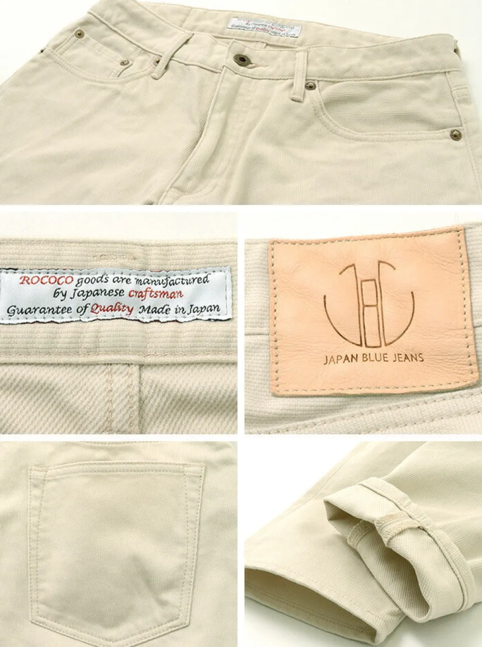 Work Pants & Chinos^JAPAN BLUE JEANS / Tapered 5P Pique Pants ivory
