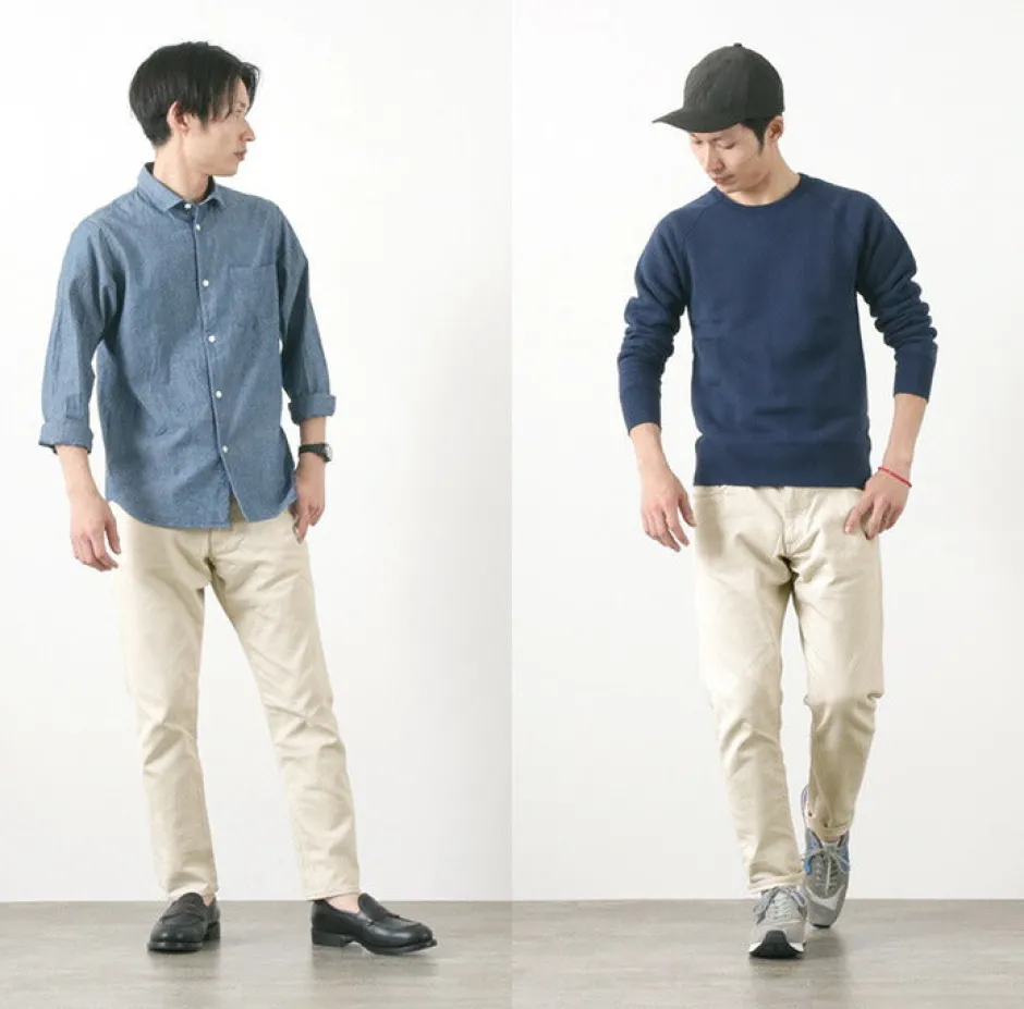 Work Pants & Chinos^JAPAN BLUE JEANS / Tapered 5P Pique Pants ivory